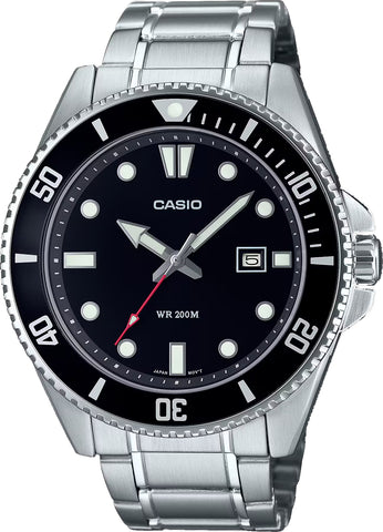 Casio MDV-107D-1A1 Men's Steel Duro 200M Watch Analog 200M Diver Brand New